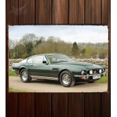 Металлическая табличка Aston Martin V8 Saloon